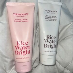 Rice Water Bright Foaming Cleanser - Pink & White